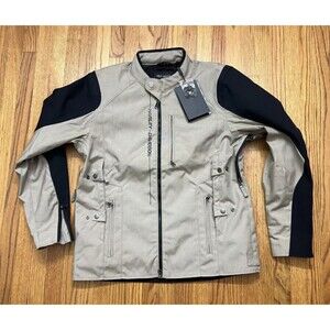 NWT $300.00 Harley-Davidson Mens Piledriver 2.0 Snaptab Textile Jacket Tan LARGE